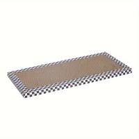 Tablero De Afilado Para Gatos a Cuadros Negro Y Blanco Juguete Resistente Al Desgaste Para Masticar Uñas Cama Para Gatos - details 3