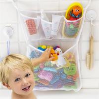 Bolsa De Red Para Juguetes De Baño Para Bebés Con Aspiración De Ventosa Organizador De Muñecas Y Almacenamiento Para Niños En La Bañera - details 1