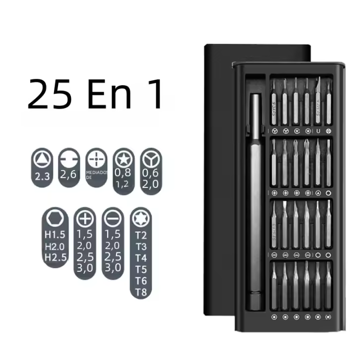 Juego De Destornilladores Magnéticos Precision Para Xiaomi iPhone Laptop Con Cabezales Tri Wing Y Torx Herramienta De Reparación Multifuncional De Acero Cromo-vanadio - 1