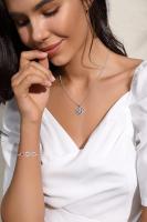 Regalos para Mujer, Plata de Amor Infinite Pulsera with Caja Para Mujeres Gift  Rojo - details 3