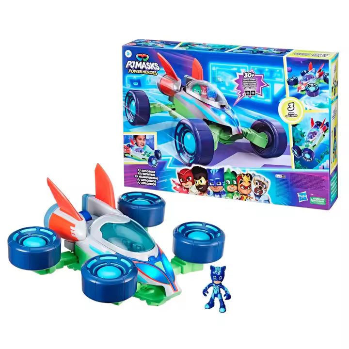 Hasbro Vehículo Explorador PJ Masks con Luz y Sonido - 1