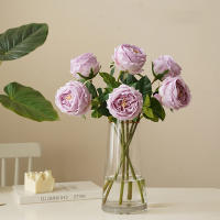 Rosa Artificial De Seda Para Decoración De Bodas Y Fiestas Toque Realista Decoración De Hogar Y Boda Flor Artificial De Rosa - details 3
