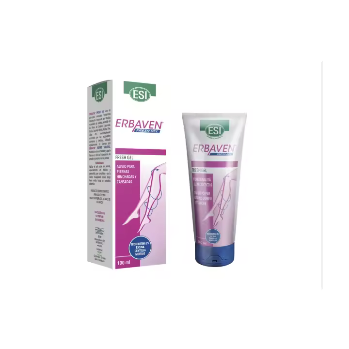 Esi ESI Gel Fresco para Piernas Cansadas y Hinchadas 100 Ml - Troxerutina, Escina, Ginkgo Biloba, Castaño de Indias, Rutina, Centella Asiática, Árnica, Jengibre, Perna Canalici, Bromelina, Mentol, Mirtilo y Cafeína - 1
