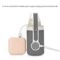 Calentador De Botella Para Bebé Portátil Con 3 Temperaturas Ajustables USB Calentador De Leche Para Viaje En Coche Seguro Y Ecológico Tamaño Medio - details 33