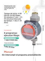 Válvula De Bola Solar Para Jardín Timer De Agua Digital Programable Controlador De Riega Máquina De Irrigación Automática Impermeable Inteligente Para Grifo Y Riegos - details 2
