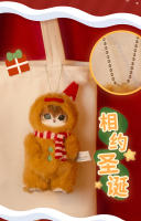 Muñeco De Peluche De Delfín Y Gato Navidad Serie Limitada Edición Sandy Suave Algodón PP Juguete Colgante Para Niños Regalos De Navidad - details 9