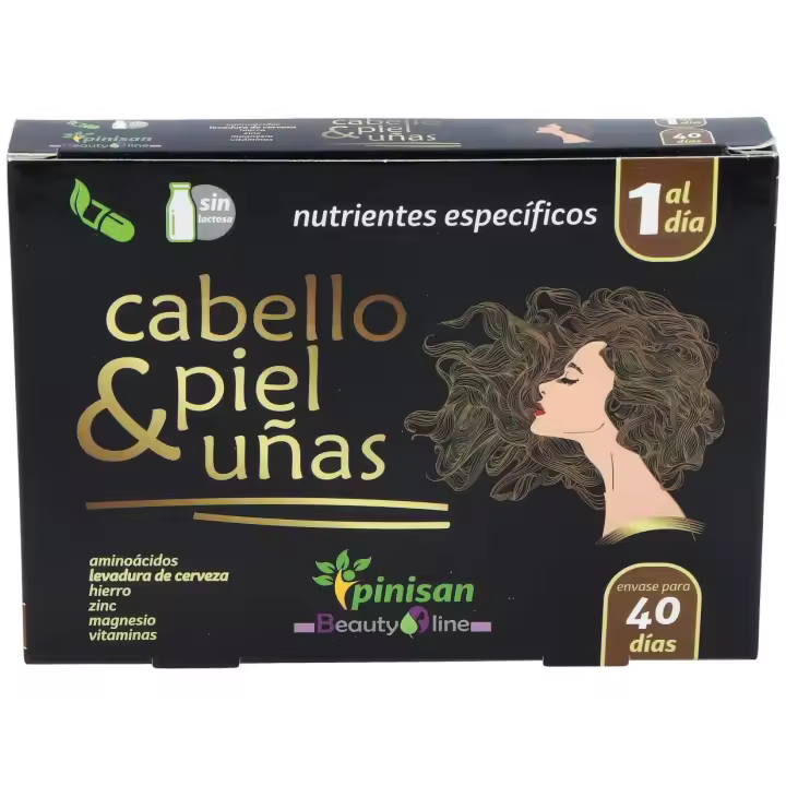 Pinisan Cabello_ Piel Y Uñas 40Cáps - 1