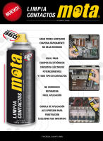 Mota Herramientas Spray Limpiador de Contactos 130gr/216ml - details 0