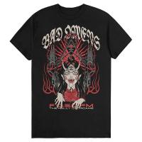 Camiseta Unisex De Verano Casual Vintage De Metal Core Rock American Bad Omen Con Estampado Corta Transpirable Ligera Secado Rápido Protección Solar Estilo Crew Neck - details 3
