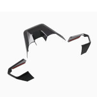 Cubierta De Volante Para Toyota Land Cruiser 300 LC300 2021-2023 Accesorios De Fibra De Carbono Plateado Adornos Internos ABS - details 6