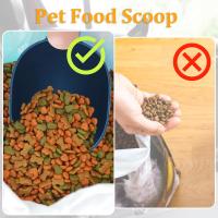 2 cucharas para comida para mascotas, cucharas para comida para perros con mango con clip de sellado, cucharas medidoras para comida para perros, cucharas para comida para gatos - details 2