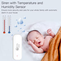 Sensor De Temperatura Y Humedad Zigbee Inteligente Para Interior Compatible Con Alexa Y Google Home Monitorización Para El Hogar - details 8
