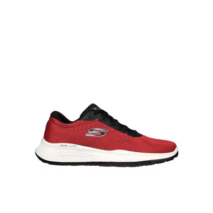 SKECHERS 232522_RDBK Zapatillas deportivas de hombre rojas en textil 79634 - 1