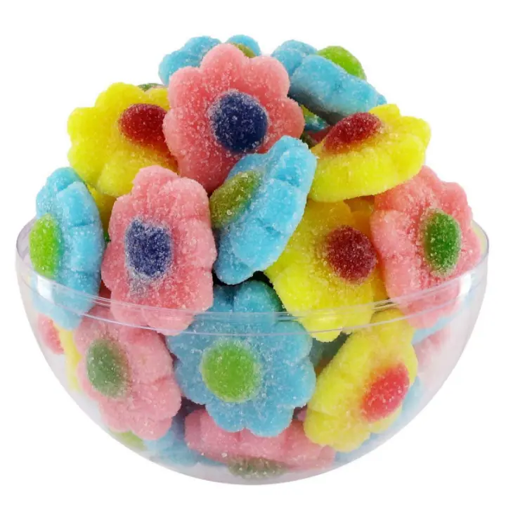 MINI FLORES AZÚCAR GOMINOLAS DULCEPLUS - 1KG SIN GLUTEN - 1