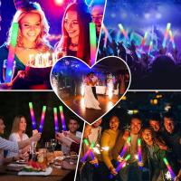 10/15/20Pcs LED Glow Sticks Coloridos Y RGB Para Fiestas Nocturnas Accesorios De Iluminación Para Bodas Cumpleaños Navidad Xmas - details 9