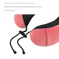 Almohada De Viaje En Forma De U De Espuma De Memoria Soporte Para Cuello Sin Bolsa De Transporte Tapones Para Los Oídos Y Máscara - details 12