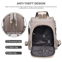 Mochila impermeable de Nailon para Mujer, Correa de Hombre desmontable de gran capacidad, Ligera, de Color sólido, multifuncional, Nueva fashion - details 4