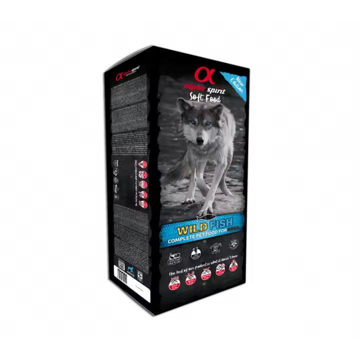 Alpha Spirit Alimento Semi-Húmedo Wild Fish 9 Kg Comida Para Perros - 1