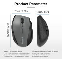 Ratón De Juego Y Oficina E-YOOSO E-1010 USB 2.4G Wireless 2400 DPI Óptico Ergonómico Para Laptop PC Computadora Con 5 Botones - details 9