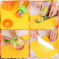 Cuperinox Set de Cuchillos Niños | Cuchillos Infantiles |  Método Montessori | Juego de 8 Piezas | Seguro y Divertido para Niños de +2 años | Incluye Tabla de Cortar, Pelador y Cuchillo de Madera | Cocina Creativa para Niños | Cuperinox Kids Collection - details 7