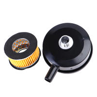 Filtro De Aire Negro De Hierro Silenciador Para Compresor De Aire Tapa De Tanque De 20 Mm Hilo Masculino Canister Filtrante - details 0