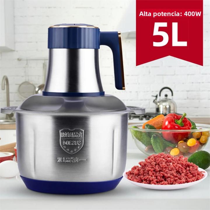 Cortador De Carne De Acero Inoxidable Para El Hogar 5L Marca Sokany Potencia 400W Sin Químicos De Alta Importancia Originales De China