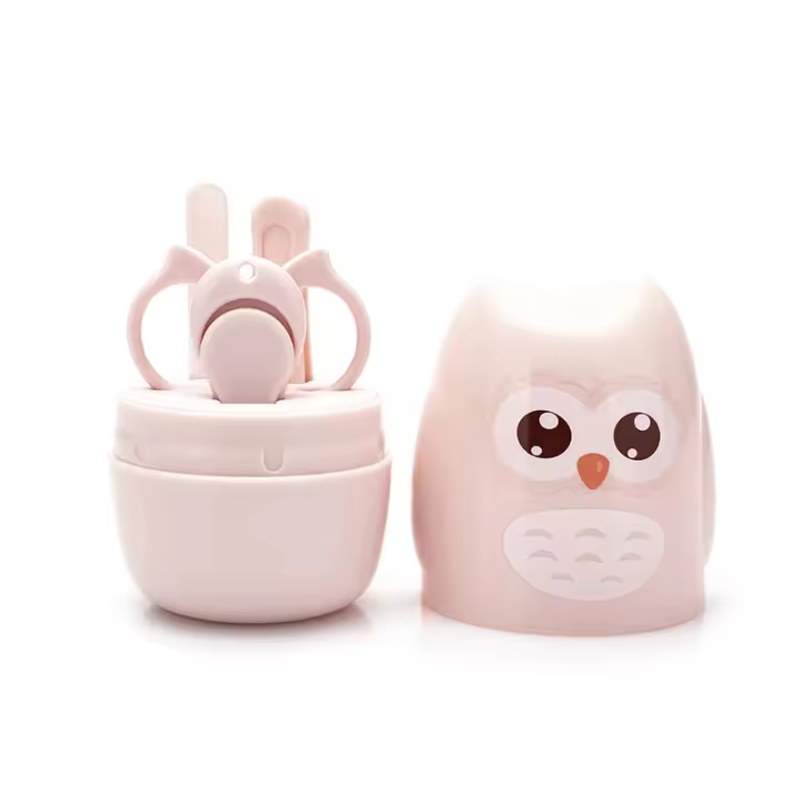Tijera de uñas para Bebe recién nasido, herramienta para el cuido de las uñas, cortaúñas portávil Seguro para niños, recortador, Lima, pinzas con Caja, Kit de manicura para niños - 1