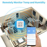 Sensor De Temperatura Y Humedad WiFi Tuya Con Iluminación Inteligente Compatible Con Alexa Y Google Assistant Para El Hogar - details 5