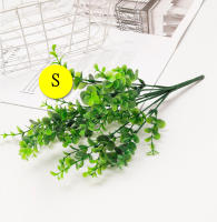 1PC Eucalipto Artificial Con 7 Ramas Decoración De Interiores Para Restaurante Y Jardín Arreglo Floral De Hojas De Eucalipto Para Exhibición Y Decoración - details 6