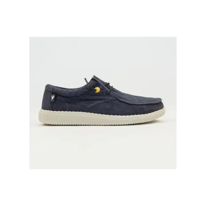 Zapato Náutico Hombre Pitas Wallabi WP150 Marino Algodón Ultraligero - 1