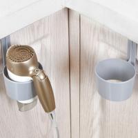 Estante De Baño ABS Soporte Para Secador De Pelo Montado En La Pared Organizador De Accesorios De Baño Con Rack Para Secador - details 8