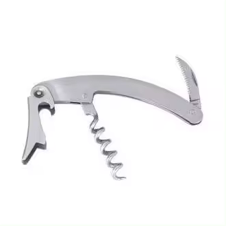 Sacacorchos acero con navaja blister - 1