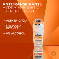 L'Oreal Paris | Men Expert, 6 unidades de Desodorantes Hydra Energetic Extreme Sport, Antitranspirante, Protección hasta 72h. - details 2