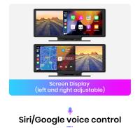 Junsun Cámara de salpicadero inalámbrica Carplay y Android Auto con cámara trasera, DVR, navegación, grabadora de video HD para el tablero de BMW Audi VW - details 10