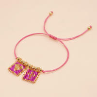 Pulsera Ajustable Bohemia Go2Boho Con Cordón Y Cuentas De Corazón Y Cruz Joyería Hecha a Mano Para Mujer Accesorios Bohemios - details 8