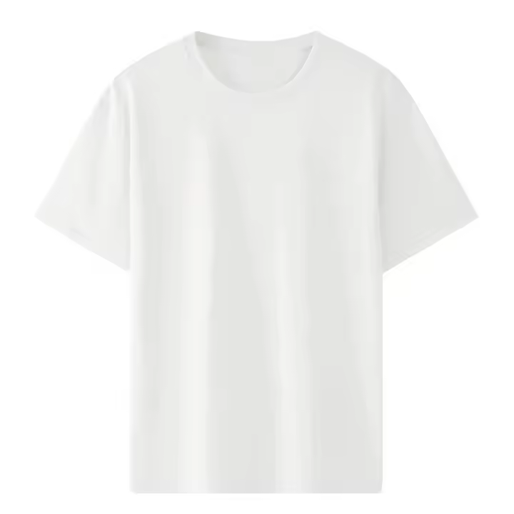 Camiseta De Algodón Puro 100% Para Hombres Y Mujeres Con Mangas Cortas Y Largas Camisa Suelta De Base Blanca Para El Verano - 1