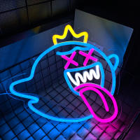 Luz De Neón LED Ghost Retro Para Arcade Pared Decorativa Para Bar Club Game Room Fiesta Familiar Iluminación USB - details 7