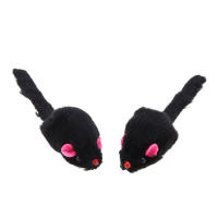 Juguetes Para Gatos 10/20 Piezas Ratones Falsos Con Cola Larga De Pelo De Conejo Suave Y Sonido Rascador Para Gatos Tamaño 10x3x2.5cm - details 7