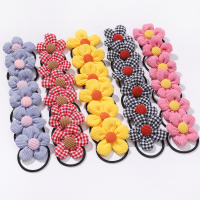 12Pcs Bolsa De Cinturones Elásticos Para Niñas Con Flores Hermosas Accesorios De Cabello Para Niños Amantes De Los Detalles - details 0