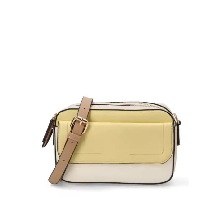 Bolso bandolera pequeña Luna Collection jyl67875 amarillo - 1