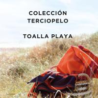 QUALITY TOWELS. TOALLA PLAYA unisex modelo TERRENAS. Fabricada en TERCIOPELO en tejido 100% algodón egipcio de 450grs/m2. Tamaño 100x180 cm. Super SUAVES y ABSORBENTES. - details 0