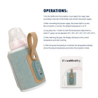 Bolsa Calentadora De Botella Para Bebé USB Powered Portátil Para Viaje Con Termostato Aislada Para Calentar Leche Para Coche - details 17