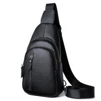 Bolsa De Pecho Para Hombre 100% Cuero Genuino Bolsa De Hombro Mensajero Casual Bandolera Estilo Fashion Bolsa De Mano Pura - details 8