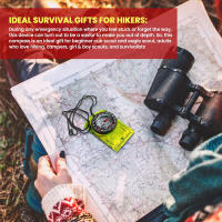 Compas Profesional Impermeable Para Camping - Esencial Para Senderismo Y Navegación Al Aire Libre Regalo De Sobrevivencia Con Lectura De Mapa - details 3