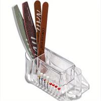 Caja De Almacenamiento Para Manicura 1PC Cabeza De Trituración De Tungsteno Con Base De Escritorio Cepillo De Uñas Y Drit Bit Para Acrílico De Estudio - details 3