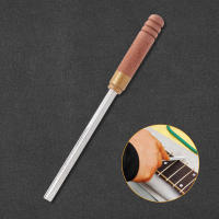 Herramienta De Reparación De Cordelera Guitarra Fret File Pulido De Acriscolas Herramientas De Luthier De Madera/Rubber Mango Mantenimiento File - details 4