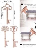 Llave De Cerveza Y Botella 10Pcs Llavero De Metal Para Bodas Regalos Para Invitados Fiesta De Boda Souvenir Eco-amigable - details 3