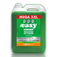Liquido Lavavajillas EASY 5 Litros - Calidad Profesional - Presentación MEGA XXL - Efectivo Removedor de Grasa y Suciedad - Limpio y Brillante - Aroma Original Fresco & Cítrico - EASY. - details 0
