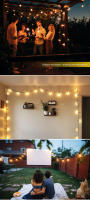Cadena De Luces LED Para Exterior G40 Bombilla Impermeable De Jardín Decoración De Navidad Con Enchufe EU/US Voltaje 110V-230V - details 7