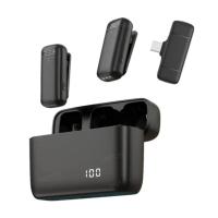 Micrófono Lavalier Inalámbrico Con Estuche De Carga Portátil Para Audio Y Video Grabación Compatible Con iPhone Android Notebook Ideal Para Gaming En Vivo - details 6